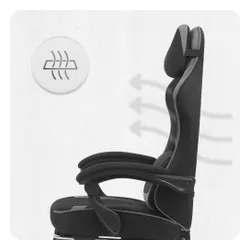 Fotel CABRO C504 Czarno-szary