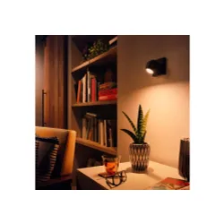 Oświetlenie punktowe Philips Hue White Ambiance Buckram 929003048501 bez pilota Czarny