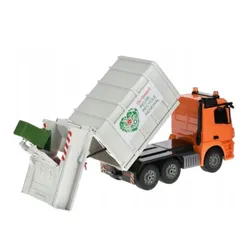 Zdalnie sterowany samochód COIL Mercedes śmieciarka Auto RC pilot LED klakson