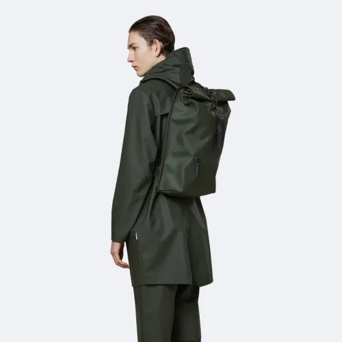 Велосипедный рюкзак Rains Rolltop Rucksack-зеленый