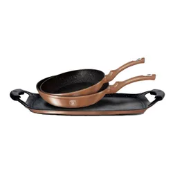 Zestaw patelni BERLINGER HAUS Rose Gold Edition BH/1669 (3 elementy)