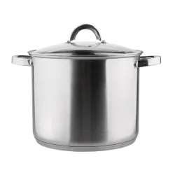 Garnek ze stali nierdzewnej z pokrywką FABIO 10,5 l