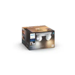 Oświetlenie punktowe Philips Hue White Ambiance Buckram 929003048201 Biały