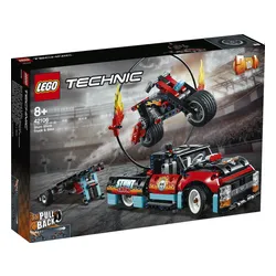 Конструктор Lego Technic фургон и трюк мотоцикл (42106)