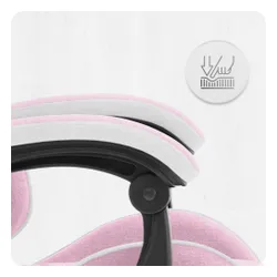 Fotel CABRO C500 Różowo-Biały