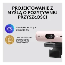 Kamera internetowa Logitech Brio 500 Rózowy