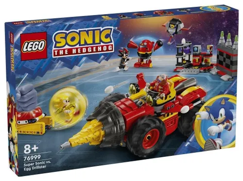 LEGO Sonic 76999 Super Sonic против Egg Drillster