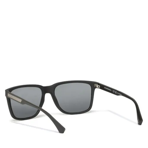 Okulary przeciwsłoneczne Emporio Armani 0EA4047 506381 Rubber Black