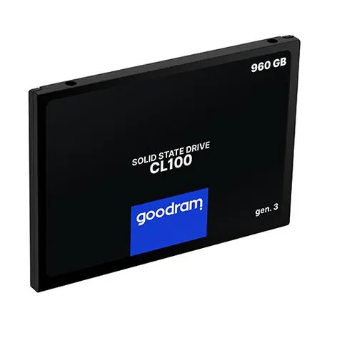 GoodRam CL100 Gen3 Katı Hal Sürücüsü 960GB 2.5 " SATA III (SSDPR-CL100-960-G3)