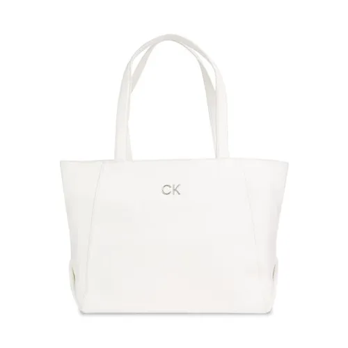 Calvin Klein Ck Daily Shopper Medium Pebble Handbag K60K611766 Белый