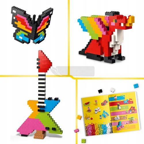 LEGO Classic 11045 Kreatywne kolorowe klocki, zestaw klocków 5+
