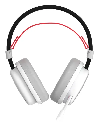 Słuchawki bezprzewodowe z mikrofonem Monka Echo HG9069W Nauszne Biało-czarny