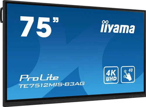 Monitor IIYAMA ProLite TE7512MIS-B3AG 75" 3840x2160px IPS