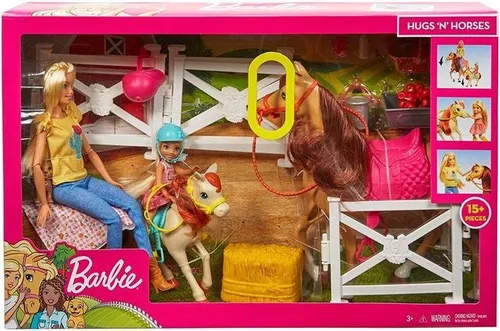 Barbie Stadnina koni Zestaw + Lalki FXH15