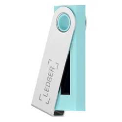 Portfel sprzętowy dla kryptowalut Ledger Nano S Lagoon Blue