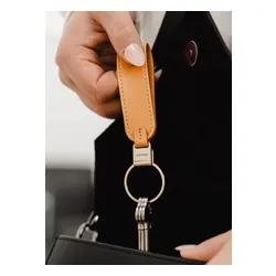 Skórzany organizer na klucze Orbitkey Loop Keychain - orange