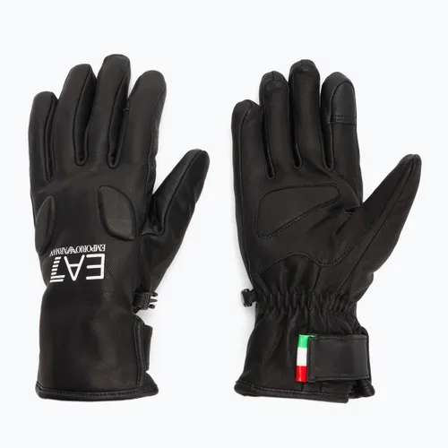 Rękawice narciarskie męskie EA7 Emporio Armani Ski Technical no rings black