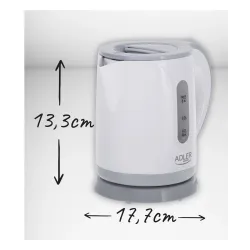 ADLER AD 1371 0,8 l - czajnik elektryczny bezprzewodowy