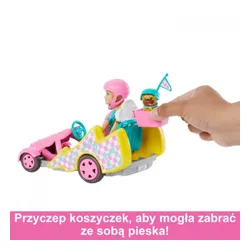 Кукла Mattel Barbie Stacie и автомобиль из фильма Gokart