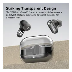 Słuchawki bezprzewodowe Tozo AeroSound3 Dokanałowe Bluetooth 5.4 Różowy