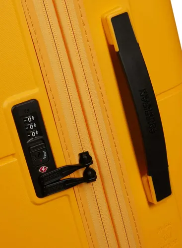 Средний чемодан American Tourister DASHPOP EXP-golden yellow