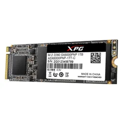 ADATA XPG SX6000 Pro SSD 1 TB M. 2 2280 PCI-E x4 Gen3 NVMe SSD (ASX6000PNP-1TT-C)