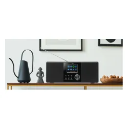 Radioodbiornik JVC RA-E981B Radio FM DAB+ Internetowe Bluetooth Czarny