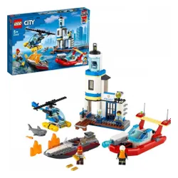 Конструктор Lego City Приморская полиция и пожарные (60308)