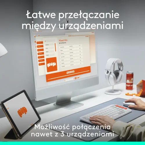 Myszka Logitech POP Mouse Różowy