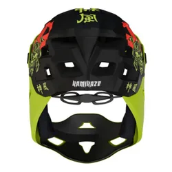 Kask KAMIKAZE Ronin Zielony Full Face (rozmiar M)