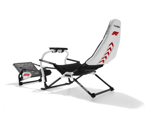 Fotel Playseat® Challenge DD F1 Edition FO.00336 Wyścigowy do 163kg Tkanina Czarno-biały