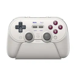 Pad 8BitDo Pro 3 Bluetooth Controller do PC, Nintendo Switch / Switch 2, Android iOS, Bezprzewodowy Biały