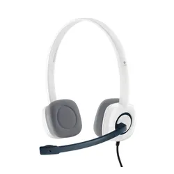 Słuchawki przewodowe z mikrofonem Logitech Stereo Headset H150 Nauszne Biały