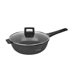 Patelnia nieprzywierająca z pokrywką STARKE PRO TAYLOR MARBLE DEEP 28 cm