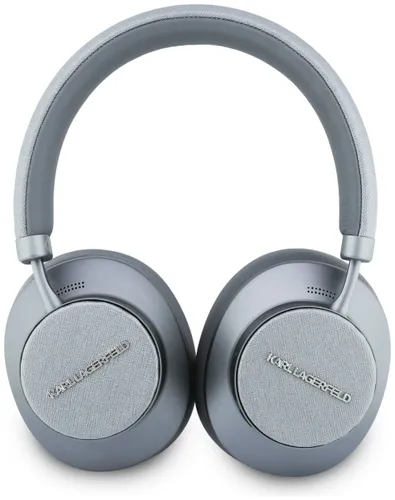 Słuchawki nauszne KARL LAGERFELD Saffiano Elongated Bluetooth ANC Szary