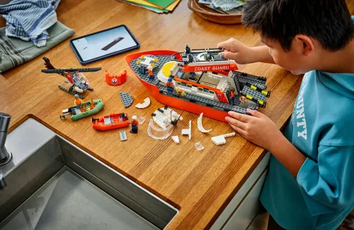 LEGO 60504 City Łódź ratunkowa i helikopter straży przybrzeżnej