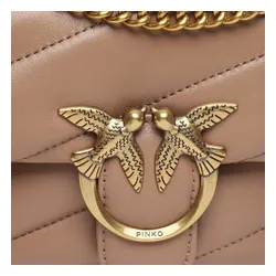 Pinko Love Baby Puff Bag c AI 23-24 PLTT 100040 A0f2 Bej D01Q