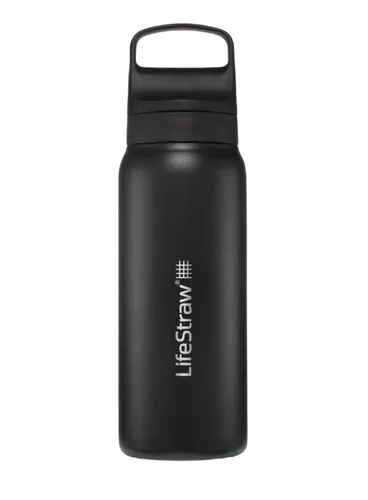 Butelka termiczna z filtrem LifeStraw Go Steel 2.0 0,7 l - nordic black