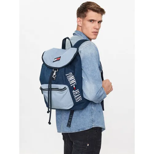 Tommy Jeans TJM Heritage Denim Flap Rucsac AM0AM11108 0GY