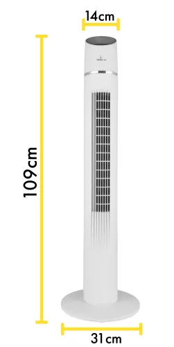 Wentylator MISSION AIR Tower Fan XL Biały