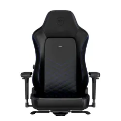 Fotel Noblechairs HERO Black Blue Gamingowy do 150kg Skóra ECO Czarno-niebieski