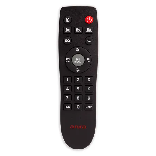 Power Audio Aiwa KBTUS-608MKII 80W Bluetooth Mikrofon Karaoke Czarny