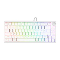 Klawiatura magnetyczna Savio ASTRAL Outemu White Jade Biały