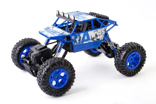 Duży Monster Truck zdalnie sterowany niebieski