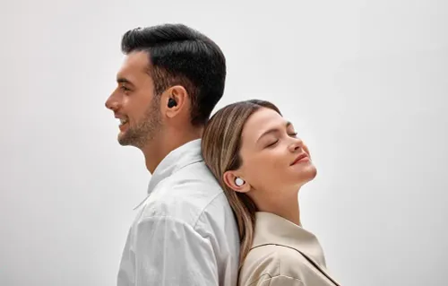 Słuchawki bezprzewodowe 1More ComfoBuds Mini, ANC Dokanałowe Bluetooth 5.2 Czarny