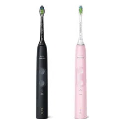 Philips Sonicare ProtectiveClean Diş Fırçası 4500 HX6830/35 2adet Pembe / Siyah