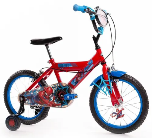 Rower dziecięcy HUFFY Spider-Man 16 cali dla chłopca Czerwony