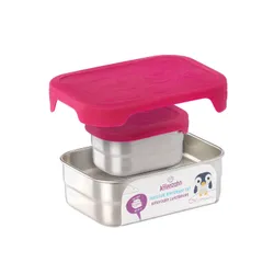 Pojemnik na jedzenie Affenzahn Lunchbox Stainless Steel - owl