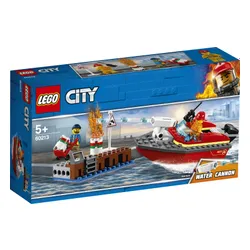 LEGO City rıhtımda yangın (60213)