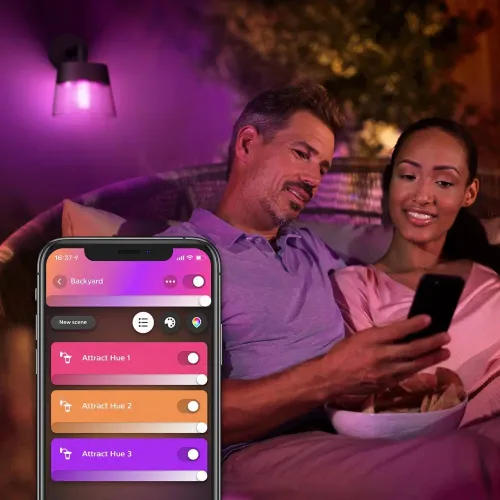 Kinkiet zewnętrzny Philips Hue White and Colour Ambiance Attract
